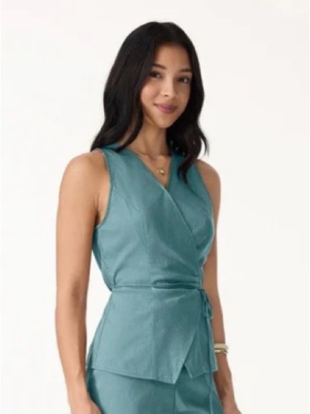 OGL wrap tie top NWT